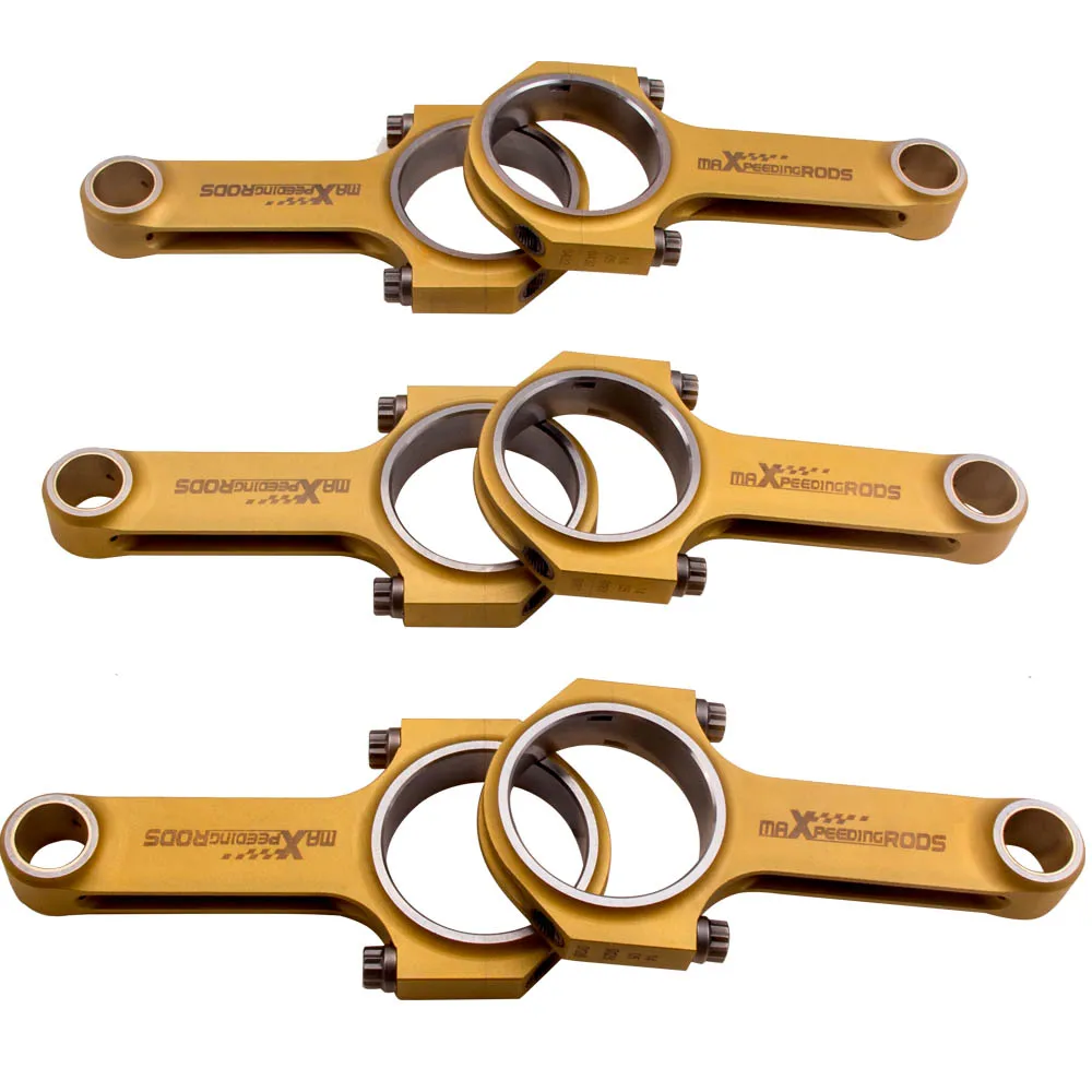 

6x Titanizing Connecting Rods for Porsche 911 3 3.0L H6