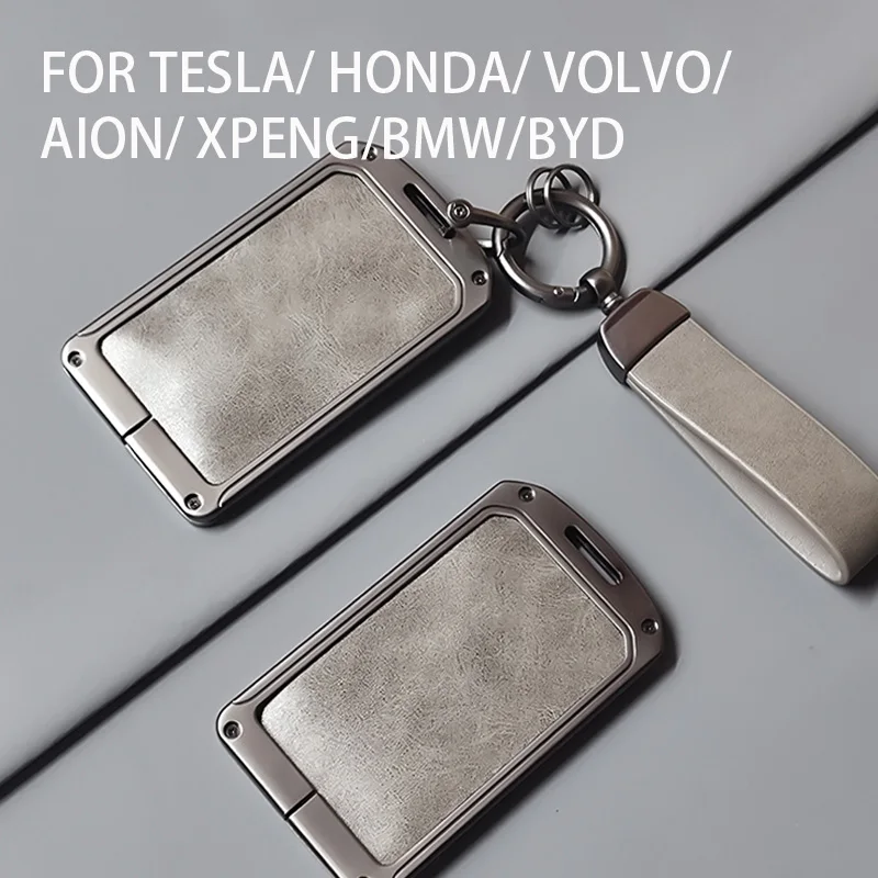 Zink-legierung Auto NFC Karte Fall Abdeckung für Tesla Serie für BMW Z4 iX3 für Xpeng für BYD HAN TANG SONG PLUS DM-i für NIO für HONDA