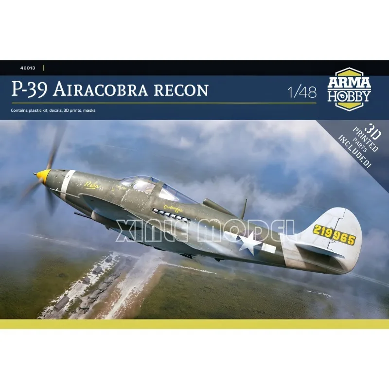 

Arma Hobby Plastic Assembled Aircraft Model Kit 40013 P-39 Airacobra RECON 1/48