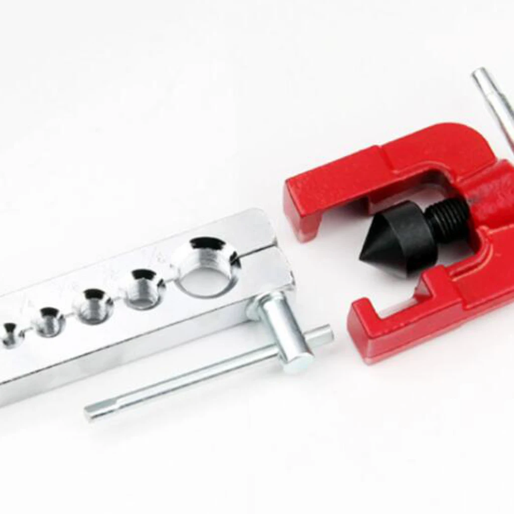 Eccentric Cone Flaring Tube Expander Set Brake Pipe Flaring Kit with T Bar Handle for Water Gas Line Installation