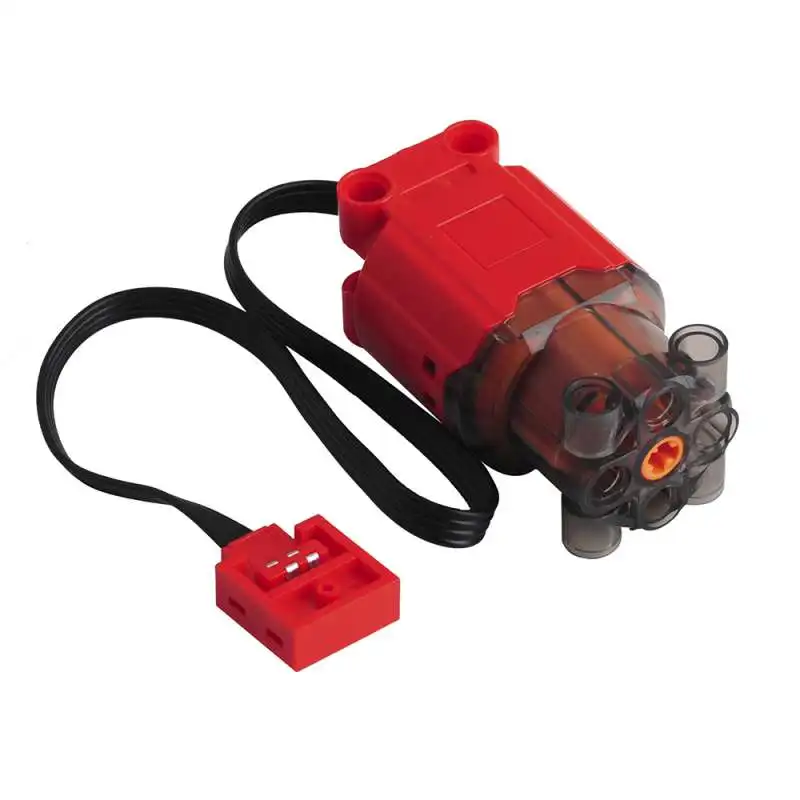 Imagem -04 - Aumentado Vermelho l Servo Motor Compatível com Legoeds Funções de Energia Moc Peças Blocos de Construção Peças