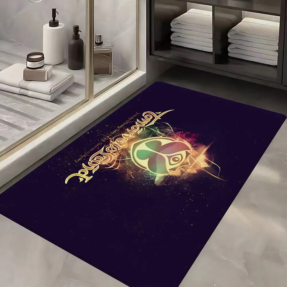 Tomorrowland Music Logo Floor Mat Retro Multiple Choice Living Room Kitchen Rug Non-Slip Modern Home Decor