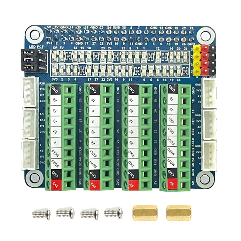 

B47C 1 Set Expansion Board PCF8591 Module Onboard For Raspberry Pi LED GPIO Test Board ADC/DCA Sensor