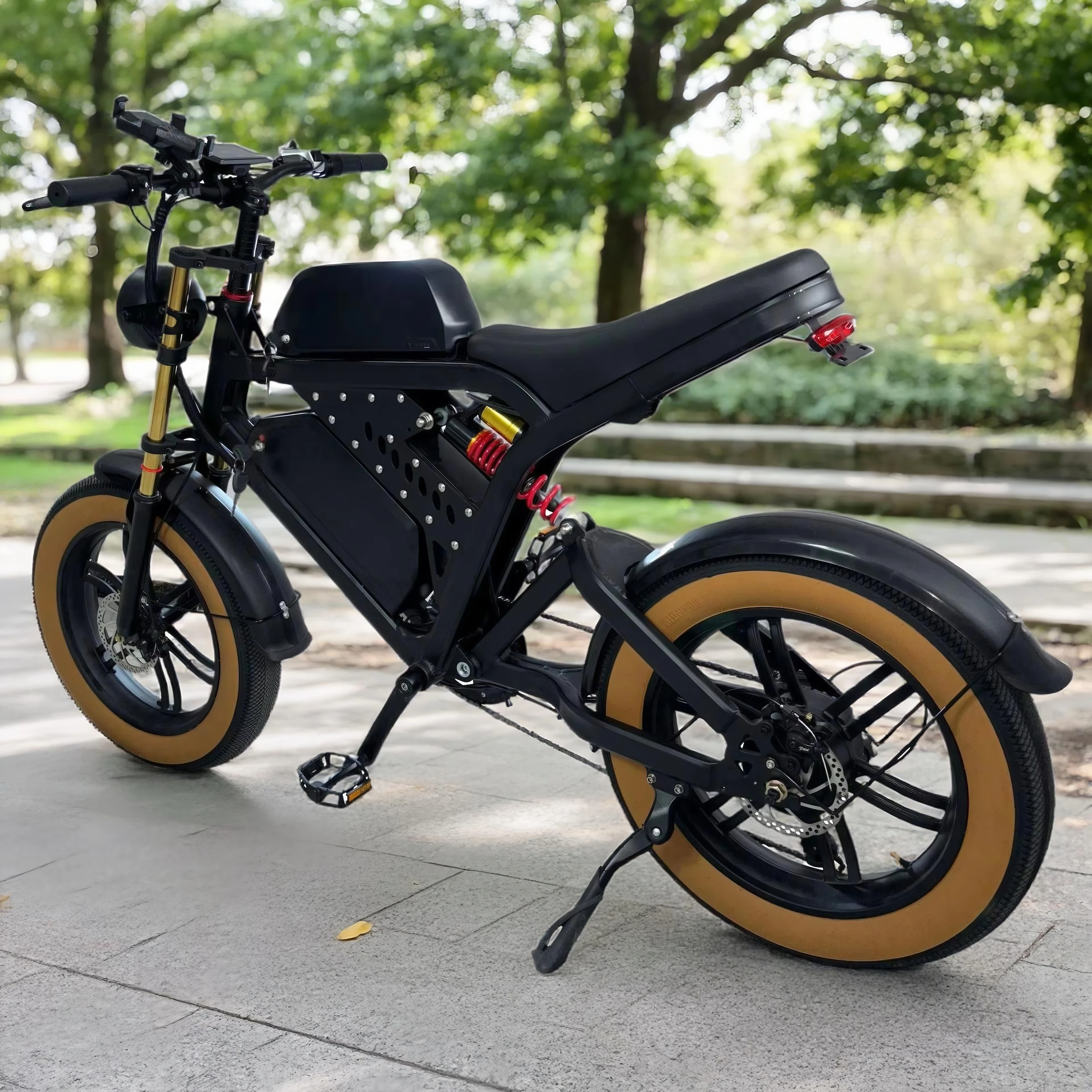 RRE QQA Hot Sale 1000W Motor Electric Bike Dual Integrated Lithium Battery Steel Frame Dual Suspension Intelligent Brushless Con