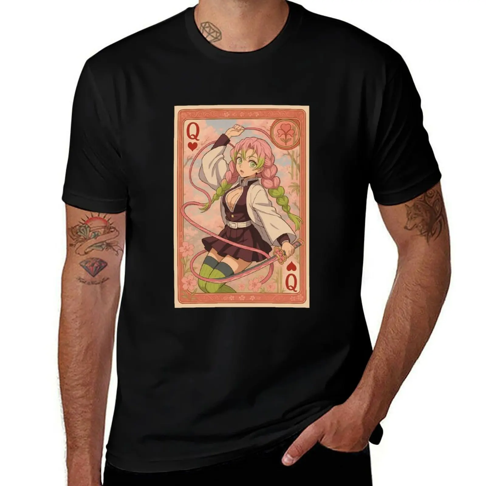 

Anime Queen of Hearts - Mitsuri Kanroji Art T-Shirt oversized t shirt man t shirt plain t shirts men