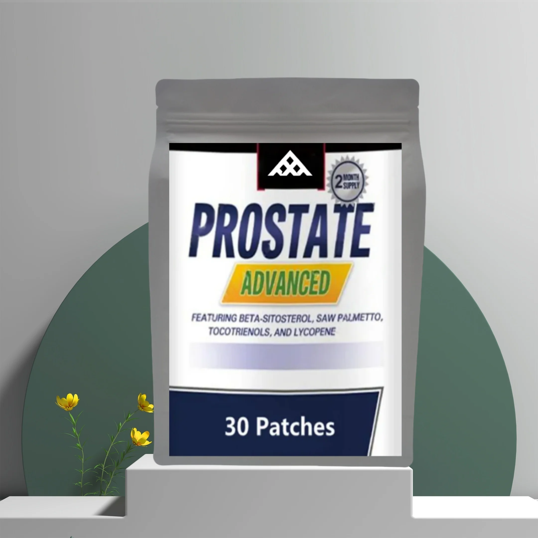 Hot sale Prostate Premium Formula Patch: Saw Palmetto, Lycopene, Nettle & Cranberry - 360 Patches