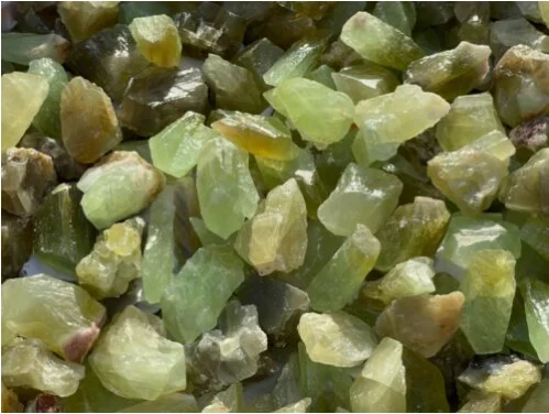 1/2 lb LOT Rough Green Calcite Raw Natural Crystal  Reiki Heal Stone Bulk Lot