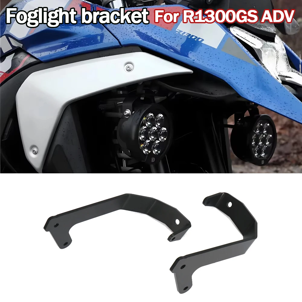 

Auxiliary Lights Bracket Fog Lights Bracket Motorcycle Lower Driving Light Mount For BMW R1300 GS R1300GS Adventure 2024-2025