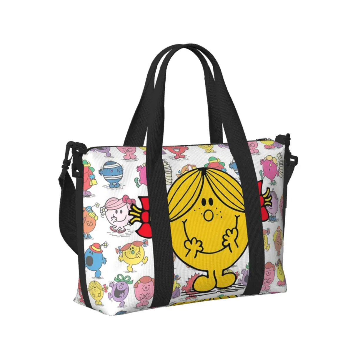 

Custom Little Miss Sunshine Beach Travel Bag Large Capacity Tote Bags for Gym Sport Women Shopping Duffle Shoulder Bag