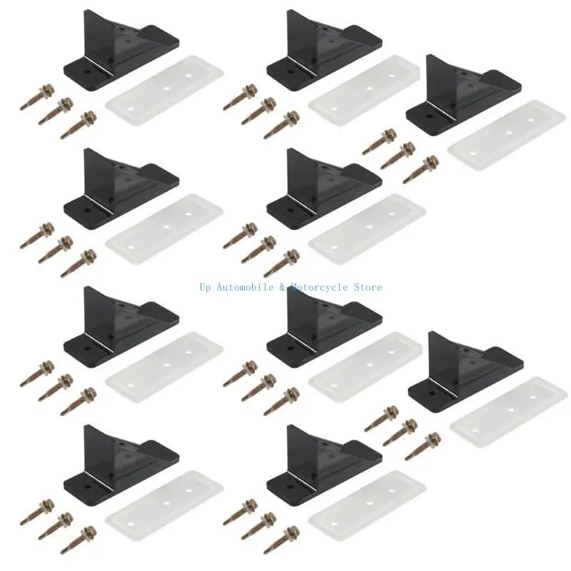 

270E 10 Pack/Set Metal Roof Snow Guard With Mounting Screws For Metal Roof Stability