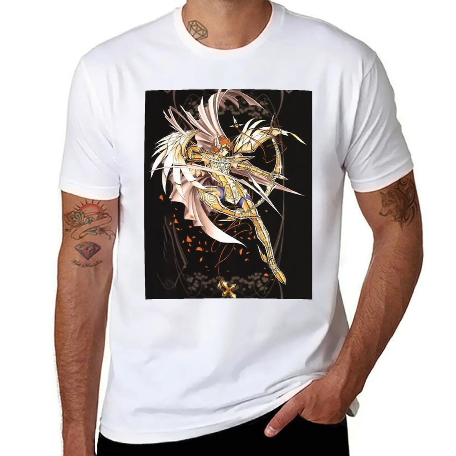 Aiolos Knight of the Constellation of Sagittarius T-Shirt t shirts with prints t shirts for man graphic tees T-Shirt