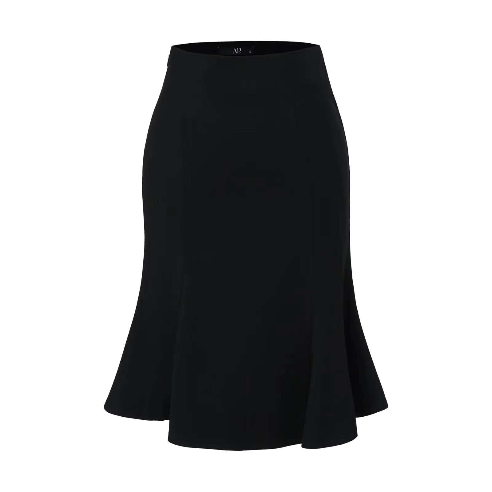 Retro High Waist Asymmetrical Pleated Fi Tail Midi Skirt Women's Early Autumn Design Slimming Deconstructed f Skirt Eleg...