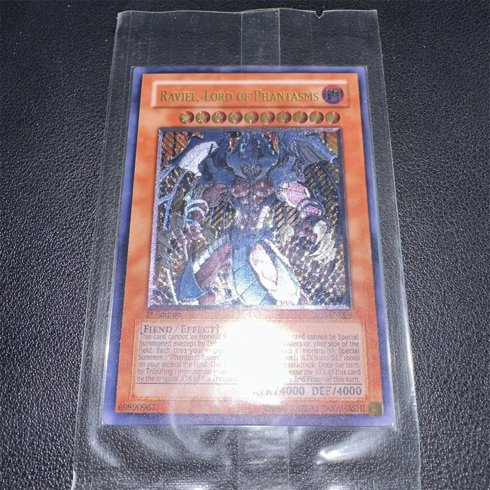 Yu-Gi-Oh UR SOI-EN003/Raviel, Lord of Phantasms kinderen anime cartoon game card speelgoed collectie cadeau (niet origineel)