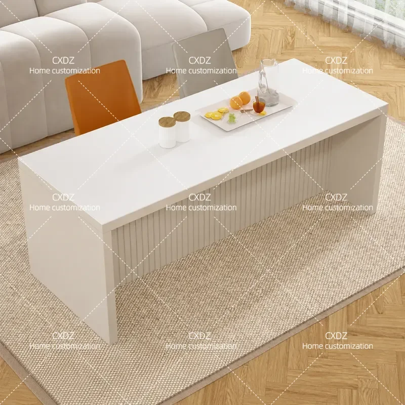 New Island Dining Table Integrated Household Open Kitchen Bar Table Flush Operation Table