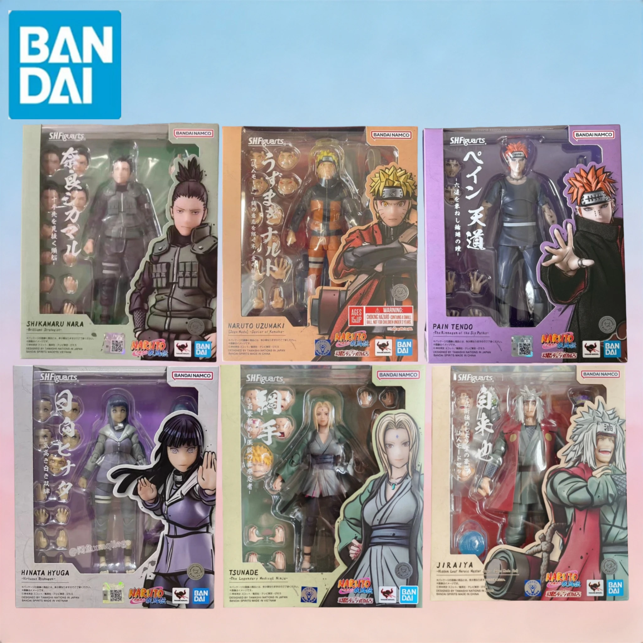 

In Stock Bandai SHF Naruto Uzumaki Sage Mode Inheriting Master's Will Konoha Savior 1/12 Action Figure Model Collectible Gift
