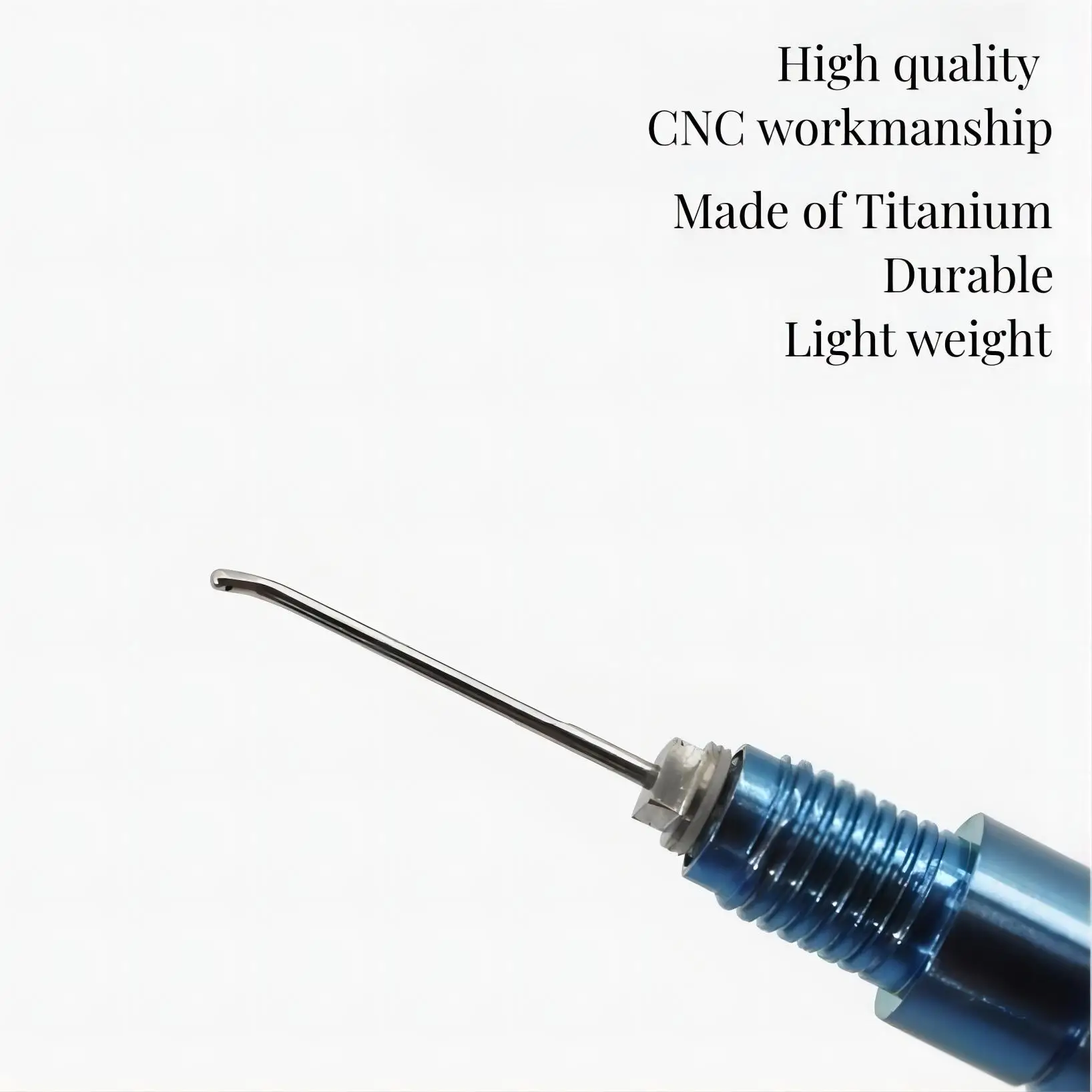 Phaco Handle Titanium Phacoemulsification I/A handpiece for Ophthalmology straight/curved/angled tip with sleeve