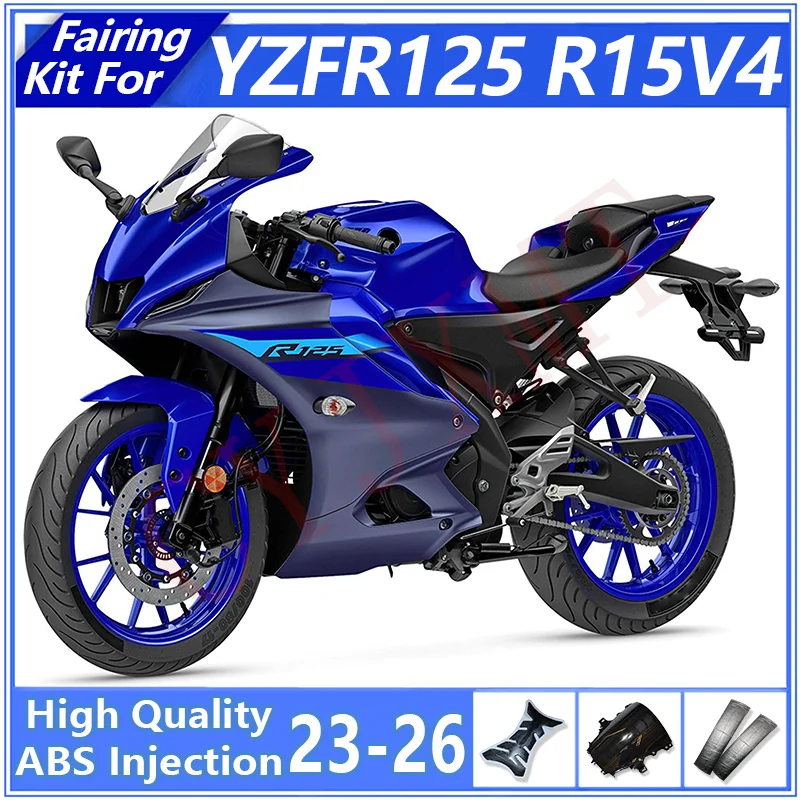 Motorcycle Spoiler Fairing For Yamaha YZFR125 2019-2021 2022 Fairings Body Kits YZF R125 R15 V3 19-22 Bodywork Cover Accessories