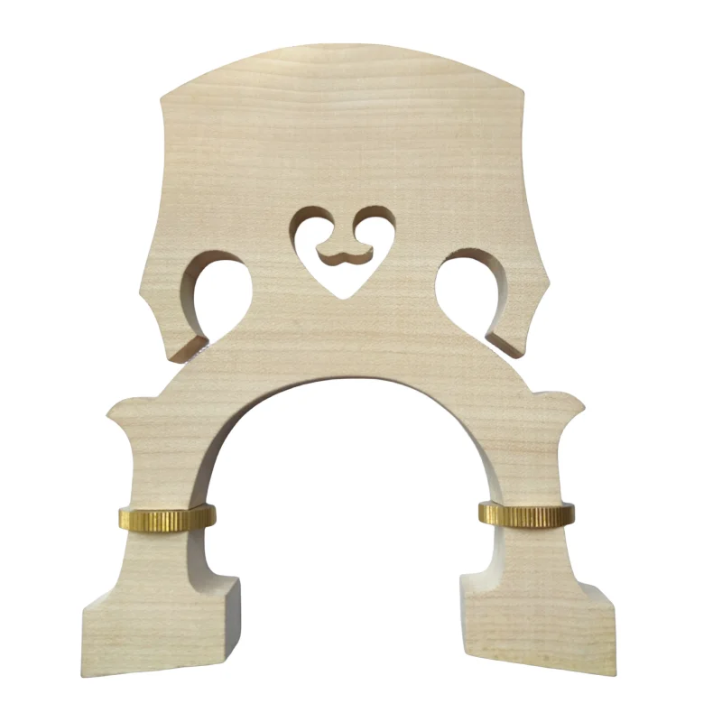 1 pc European materials maple adjustable Double Bass Bridge 4/4 3/4 1/2 1/4 size.Double Bass accessories