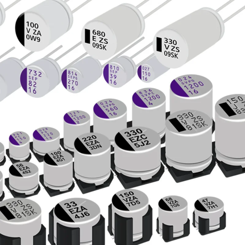 Imagem -04 - Capacitor Eletrolítico de Alumínio Smd Original Eeeft1v330ar Eee-ft1v330ar 33uf 35v 5x5.8 mm Serigrafia 10 Pcs Novo