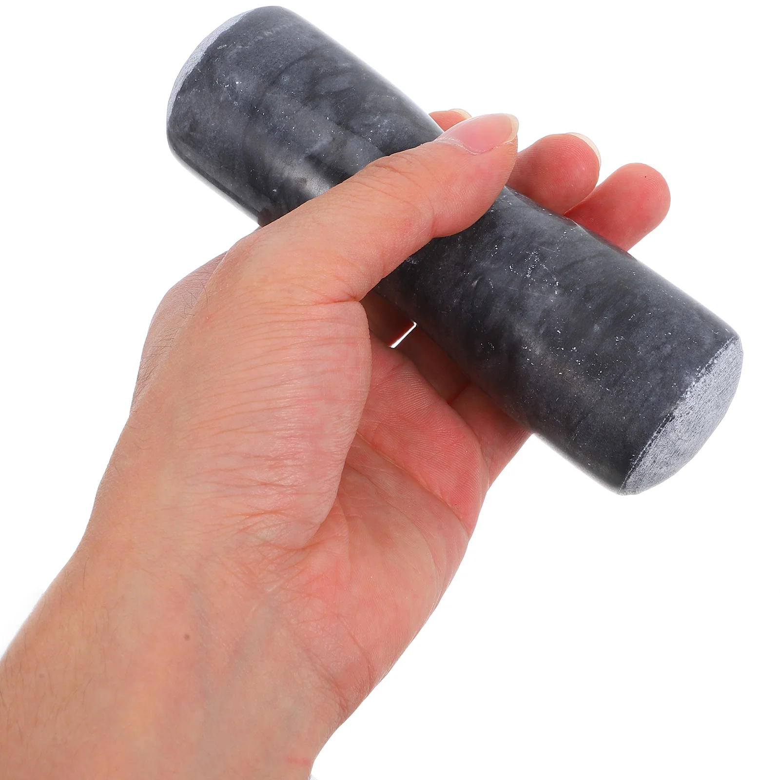 مدقة الحجر للمطبخ والمختبر تستخدم قضيب الطحن المحمول أداة مدقة هاون الحجر الطبيعي كسارة الطب الصيني