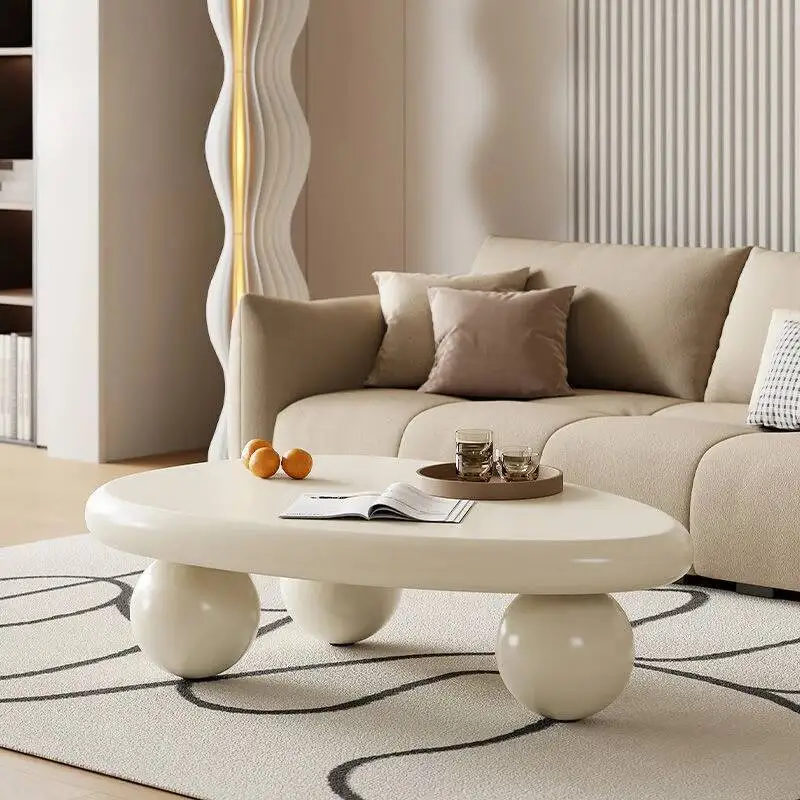 

Nordic Creative Special Shape Living Room Home Coffee Tables Storage Table Light Luxury Modern Table Base En Bois Furniture