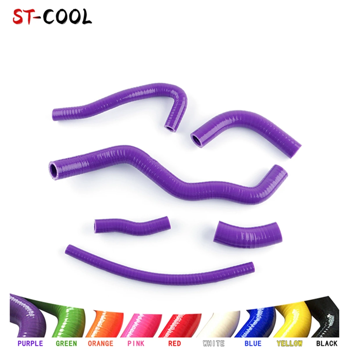 FOR 2002-2012 SUZUKI DRZ400SM DRZ 400 SM Radiator Hoses 2003 2004 2005 2006 2007 2008 2009 Silicone Tubes Kit 6Pcs 11 Colors