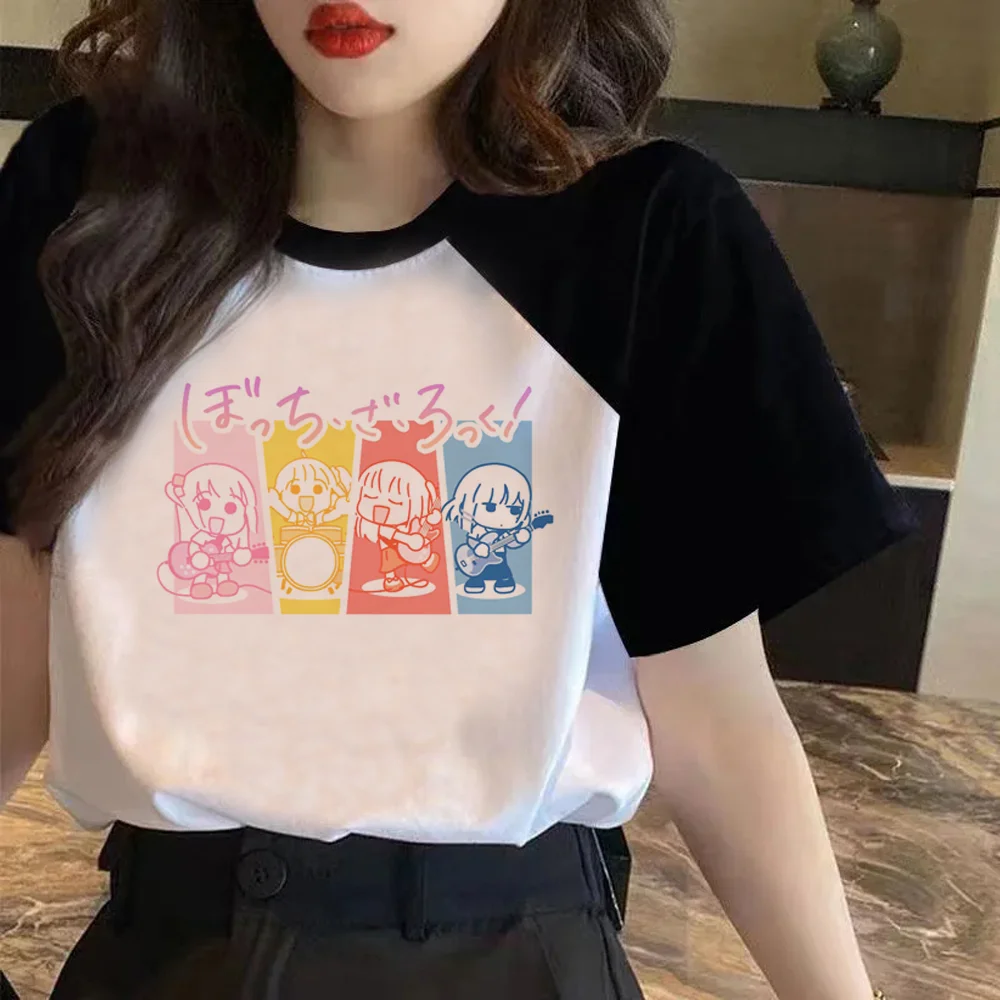 

Bocchi the Rock! Hitori Bocchi Tee women harajuku Y2K Tee female streetwear funny y2k clothes