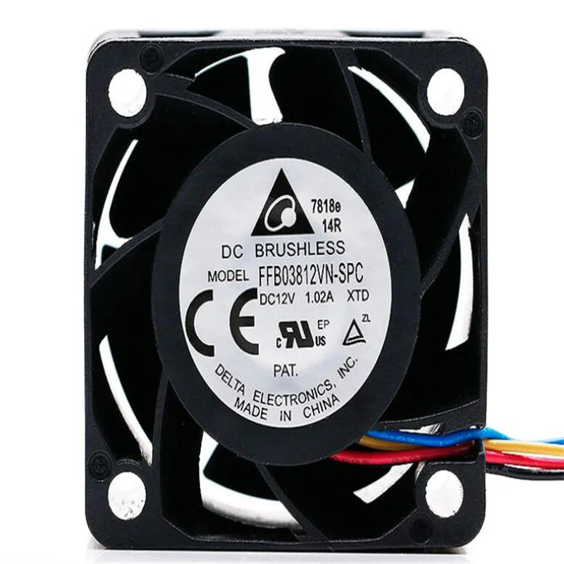 

DELTA FFB03812VN-SPC 3828 1.02A Four-wire PMM Violent Large Air Volume 12V Cooling Fan