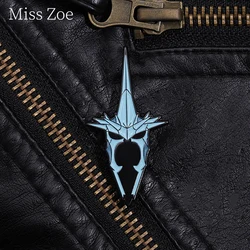 Universe Fantasy Film Enamel Pin Custom Witch King Helmet Peripheral Movie Brooches Present Lapel Badges For Fans Friends