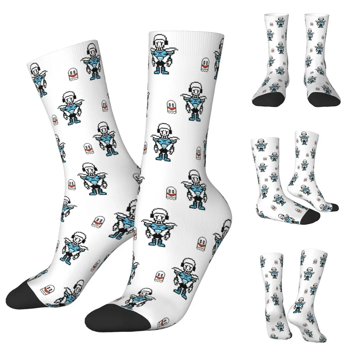 

Sans And Papyrus Sprites Undertale Napstablook Men and Women printing Socks,Motion Applicable throughout the year Dressing Gift