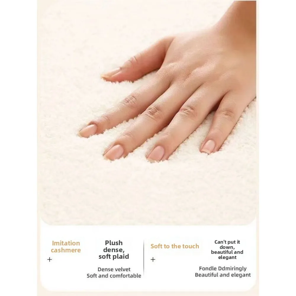 

ZOA Cat Gap Daisy Toilet Hall Bedroom Floor Decorative Rug Foot Mat Soft Plush Bath Mat Absorbent Non Slip Backing