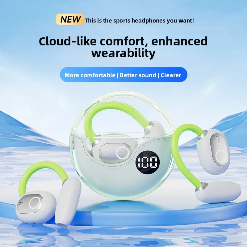 

Популярная Bluetooth-гарнитура с интеллектуальным переводами AI, действительно беспроводная связь, не наушники, накладные наушники, сверхдлительный срок службы батареи, портативная