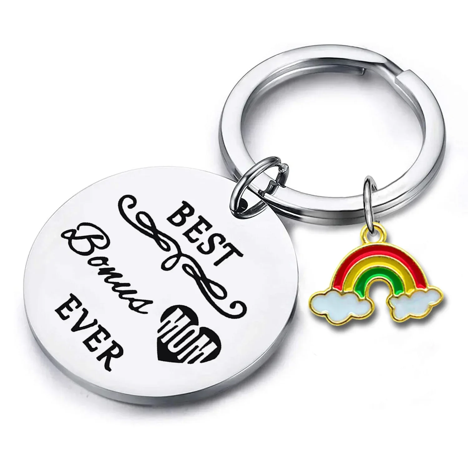 Cute Mom Gifts Keychain pendant Mother's Day Gifts  key chain Mother's Day Gifts Best Bonus Mom Ever