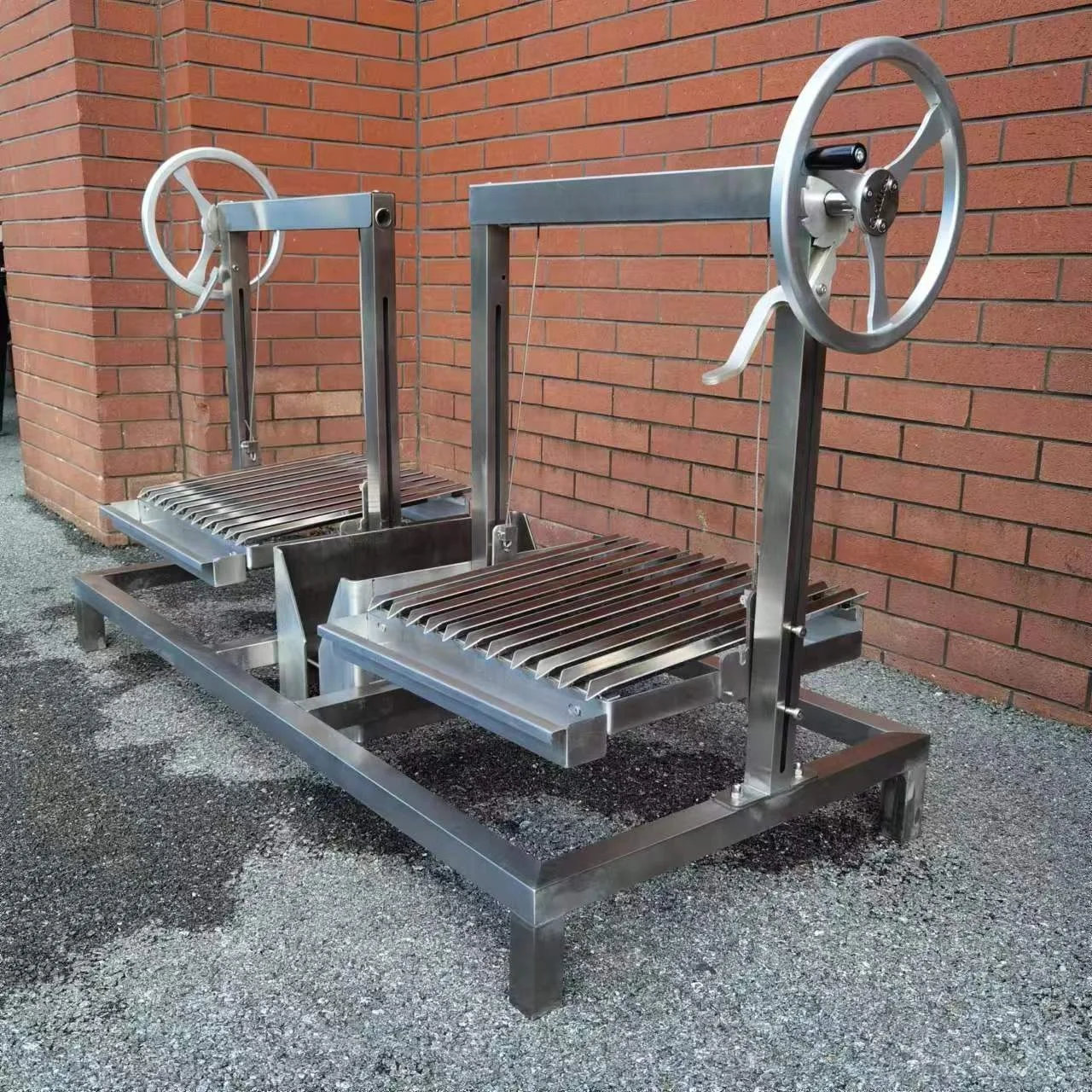 Wood Charcoal Build-in Brasero Stainless Steel Asado Parrilla/ Santa Maria / Argentine Grill GK1380EB