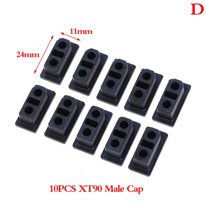 10 pz XT60 XT90 T spina maschio femmina connettori proiettile spina custodia di protezione PVC cappuccio antipolvere per RC Drone