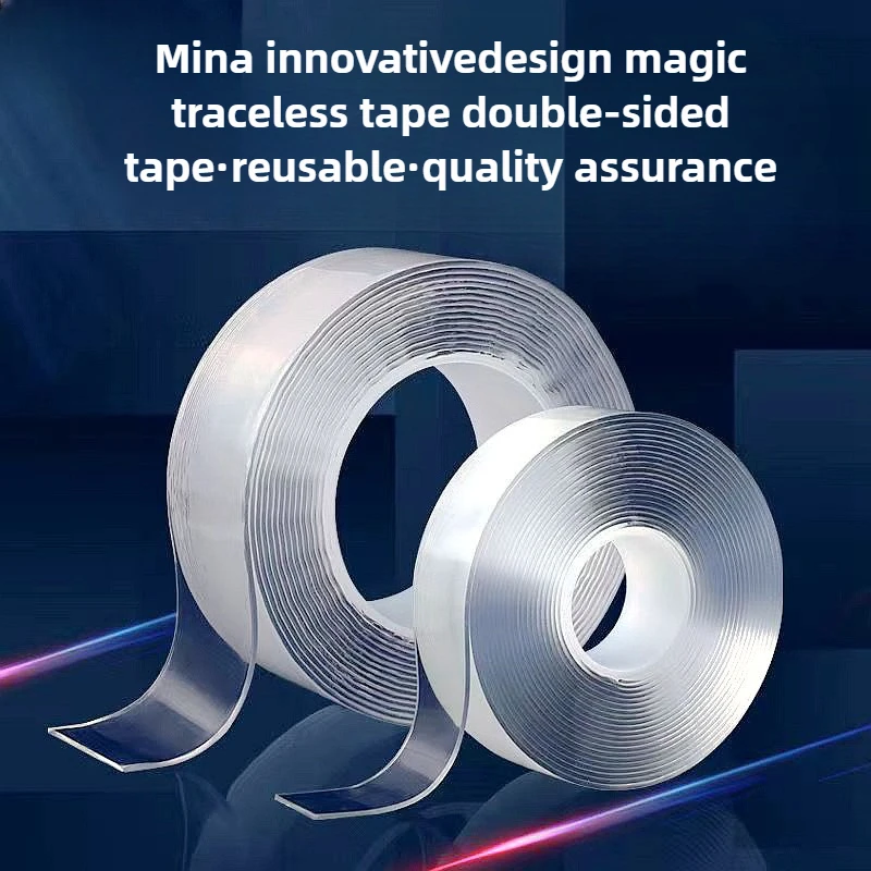 

Small Tube Nano Double-Sided Tape Cross-Border Washable, No-Trace Acrylic Double-Sided Tape, High Adhesion Transparent Nano Tape