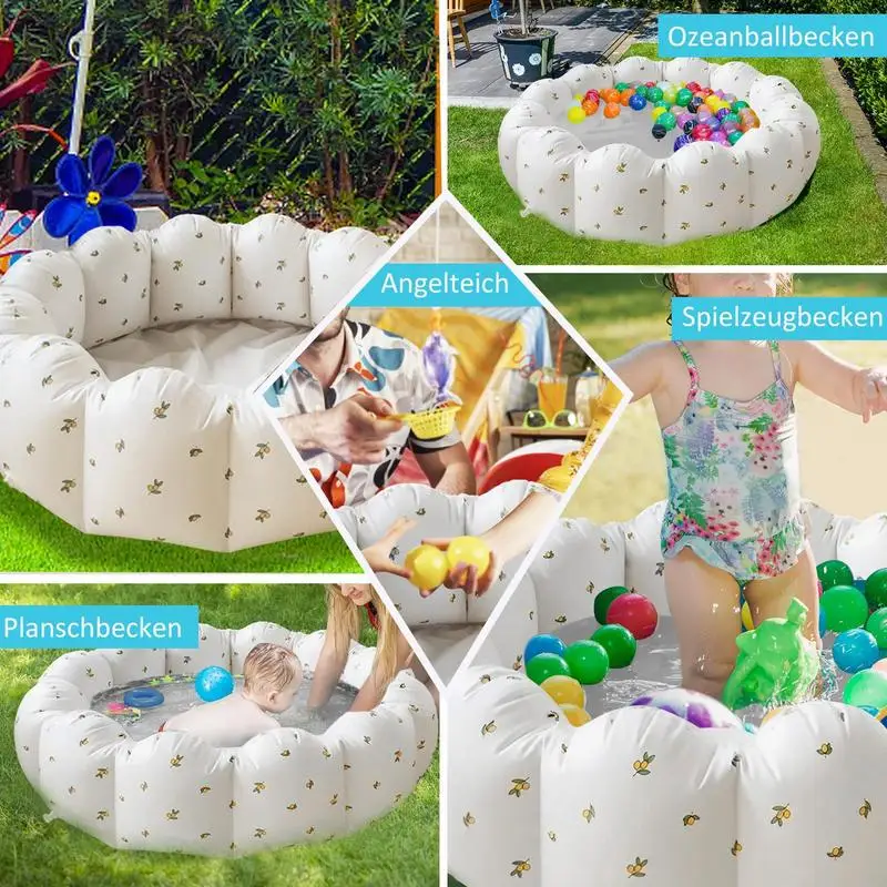 Aufblasbares Babys chwimmbad tragbares faltbares Kind im Freien Plans ch becken Ozean ballspiel zaun Spielzimmer dekoration Spielzeug kinder