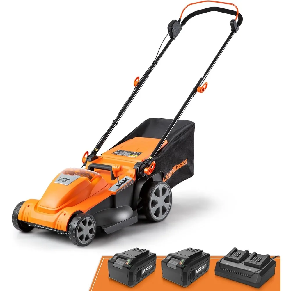 48V MAX* Brushless Mower with 2X24V MAX* 4.0Ah Battery and a Dual Charger