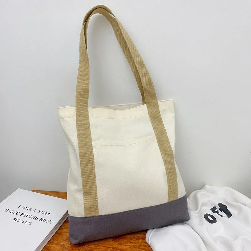 Bolso de lona INS para mujer con cremallera, bolsos Hobo, bolso de gran capacidad, bolso holgado, bolso de viaje para ir al trabajo, monederos y bolsos