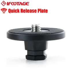 Quick Release Plate (New Version) for IFOOTAGE Cobra 3 / Cobra 2 Camera Monopod