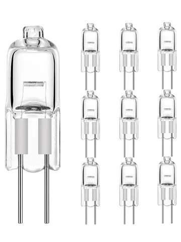 10 pièces ampoule halogène G4 12V 5W 10W 20W 35W 50W Globe Lot JC bi-pin LED blanc chaud remplacer LED lampe à capsule ampoules halogènes lumière