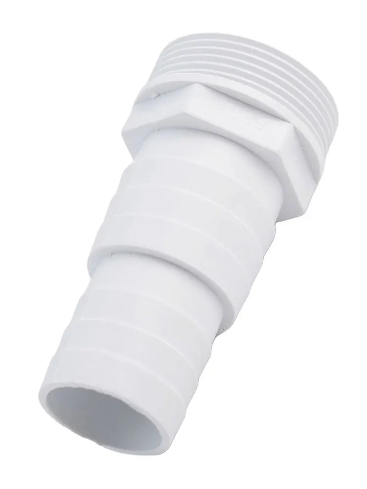 ABS 1.5 Inch Thread Spare Hose Nozzle For Swimming Pool Hoses With Diameter 32-38mm For SPX1091Z7/SPX1091Z4 9.5*4.5*3 Cm White