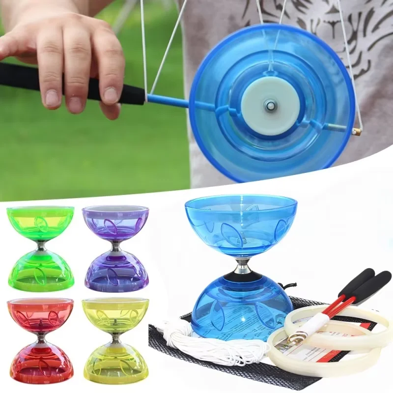

Китайский набор Yoyo Diabolo, 5-осевой портативный Diabolo с палочками, веревка для взрослых и детей, пожилых людей, для фитнеса в помещении