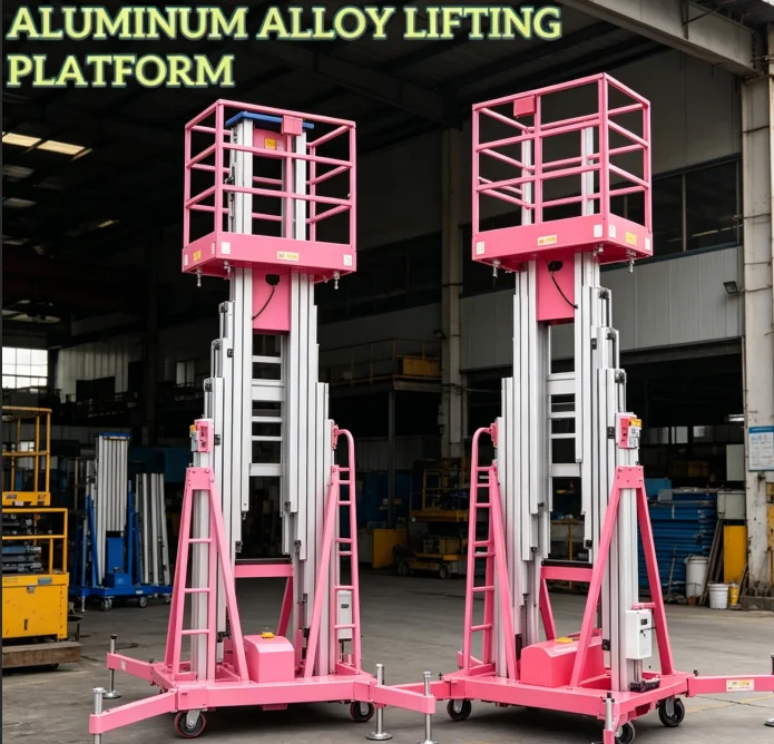 Adjustable Aluminum Working Platform Aluminum Alloy Lift Platform Work Platform for High Altitude Operation Best Price in Stock
