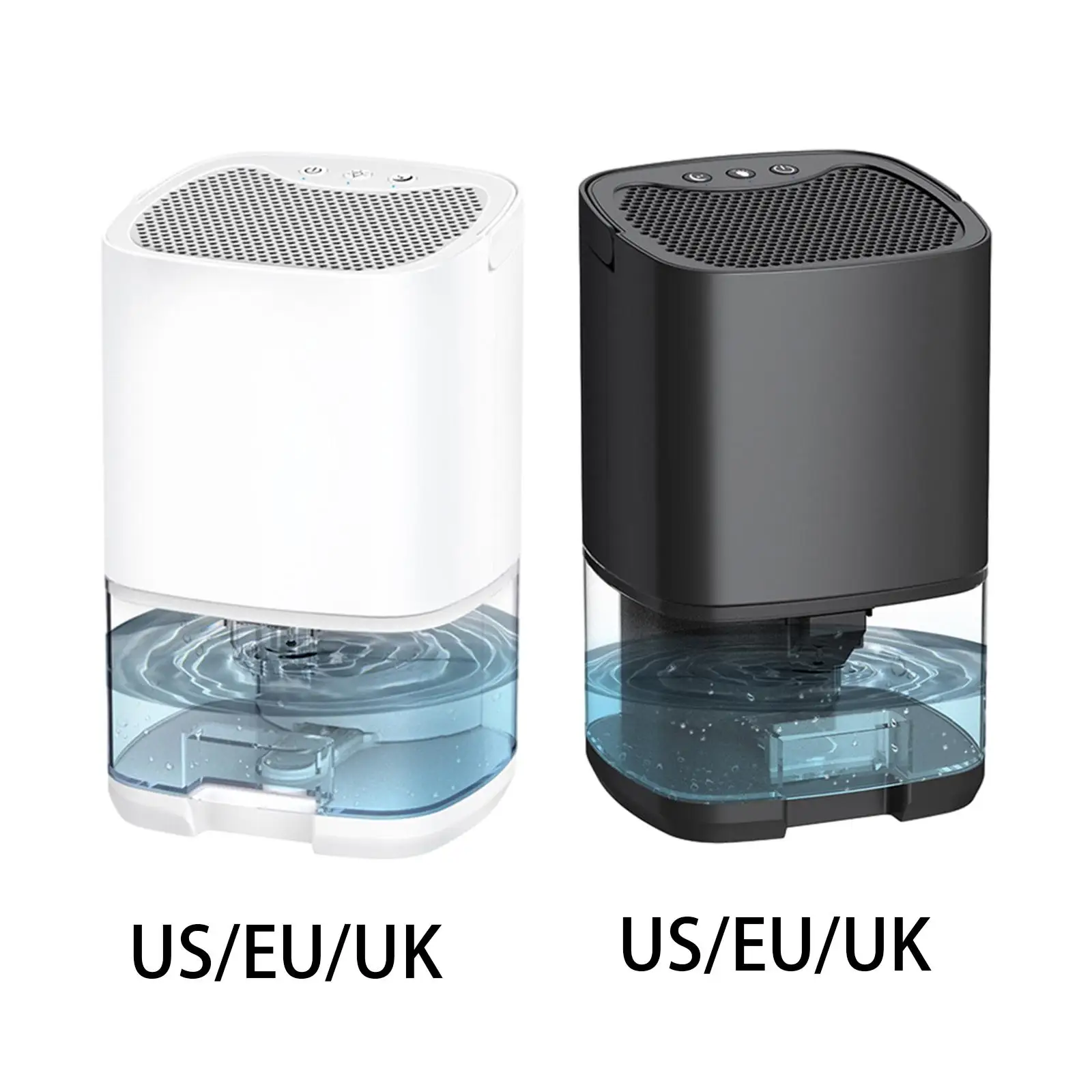 Small Dehumidifier Compact Auto Off Portable Quiet Moisture Absorbers Mini Dehumidifier for Basement Bathroom Wardrobe Room