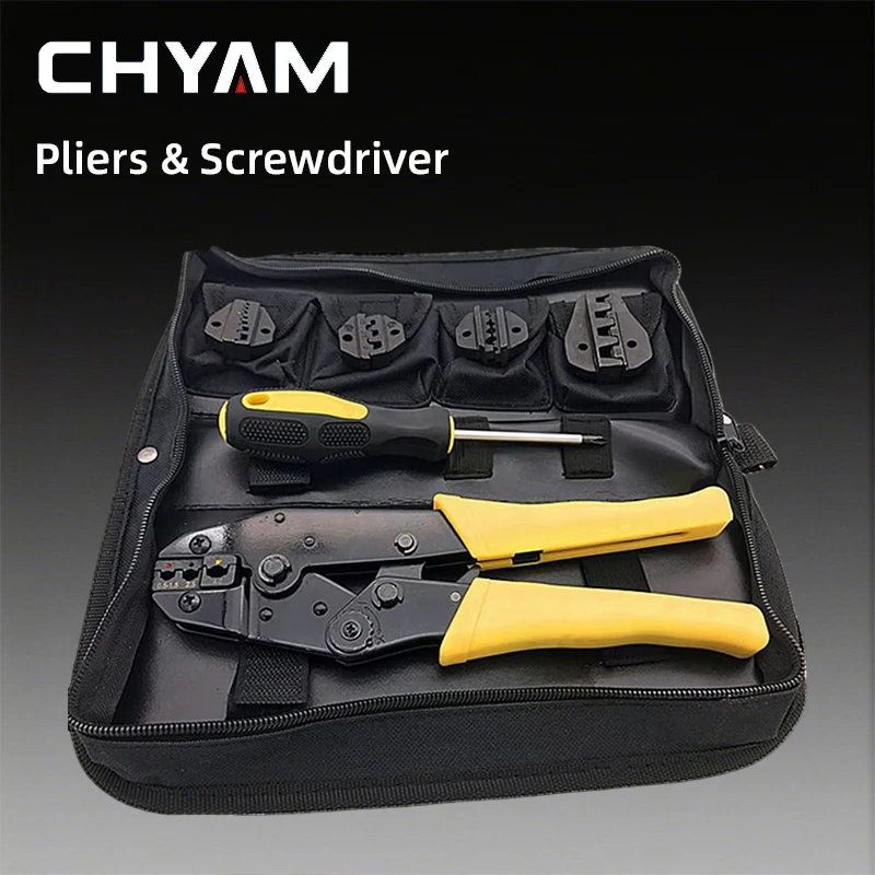 Hand Tool Kit A30J Set Combination Pliers And Screwdriver For Crimping Cutting Stripping Wire Electrician