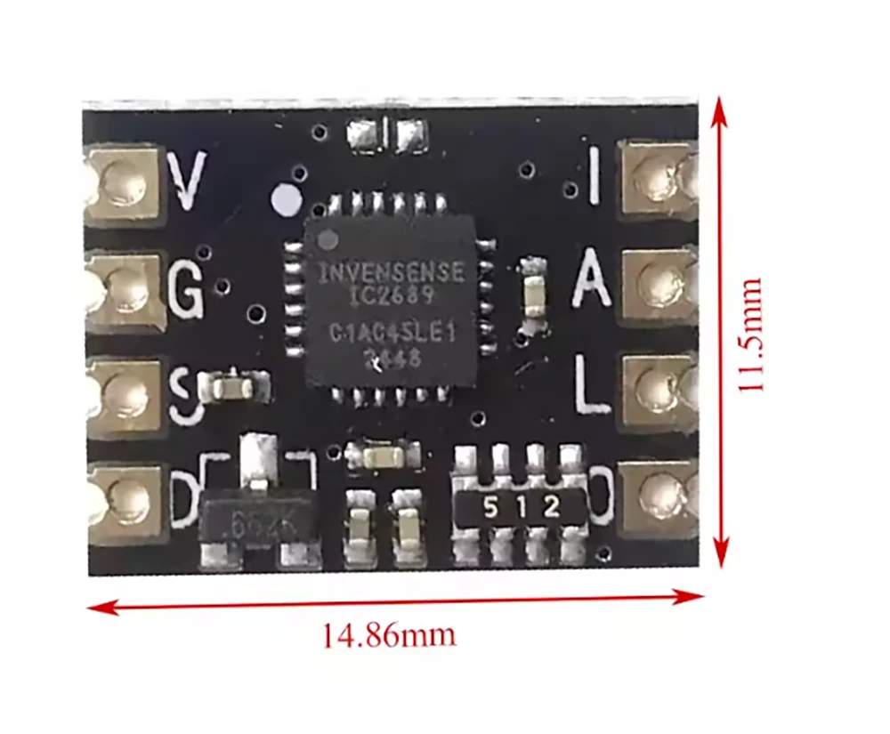 1/2/3Pcs MPU9250 Sensor Module 9 Axis Attitude Accelerometer Gyroscope Magnetometer I2C Communication For Electronic DIY Project