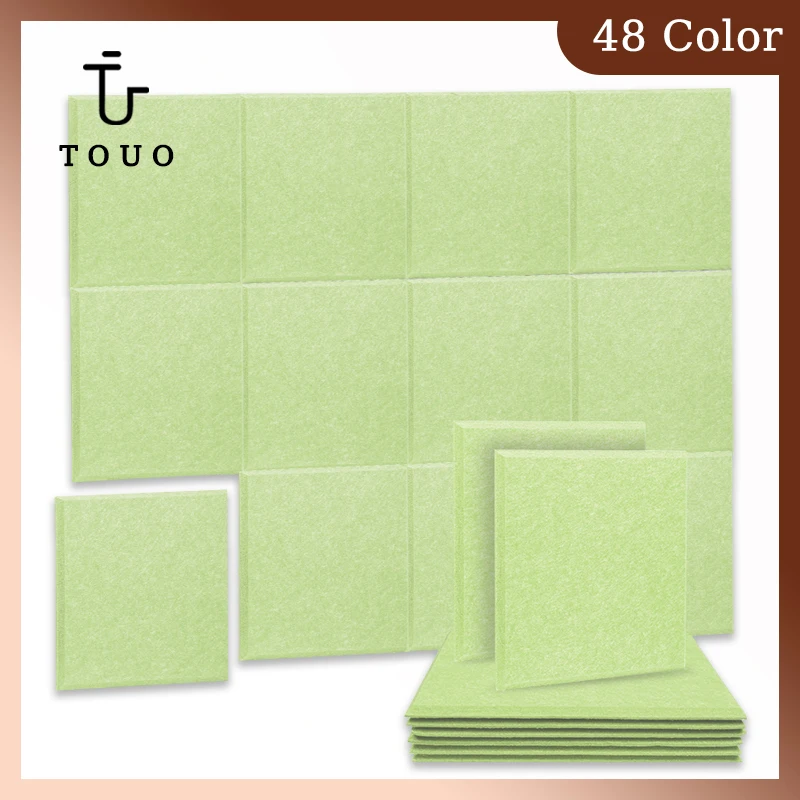 

TOUO Panels Acoustic Treatment 12 Pcs Studio Acoustic Absorption Panel For Home Sound Proof Wall Panels Home Accessories