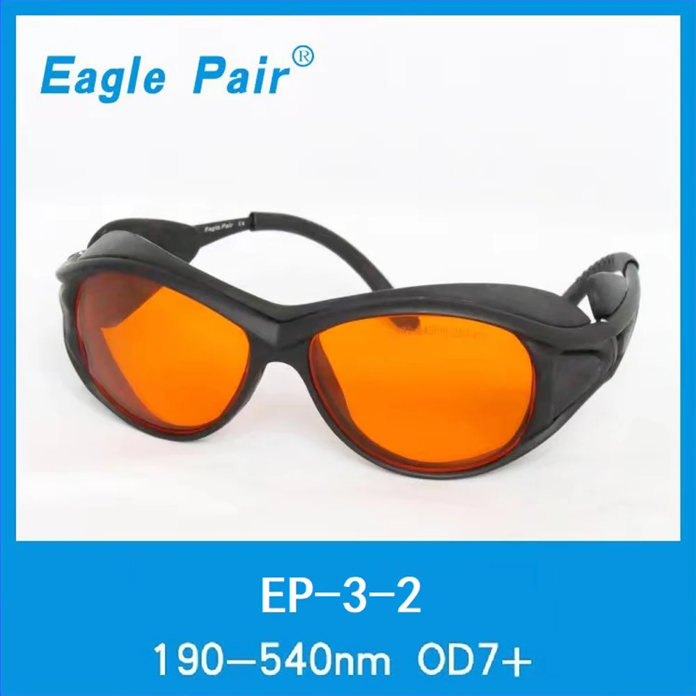 190nMinigolf 540nm Hong7 + Broad tor Absorption continue 532nm Lunettes de protection laser EP-3-2