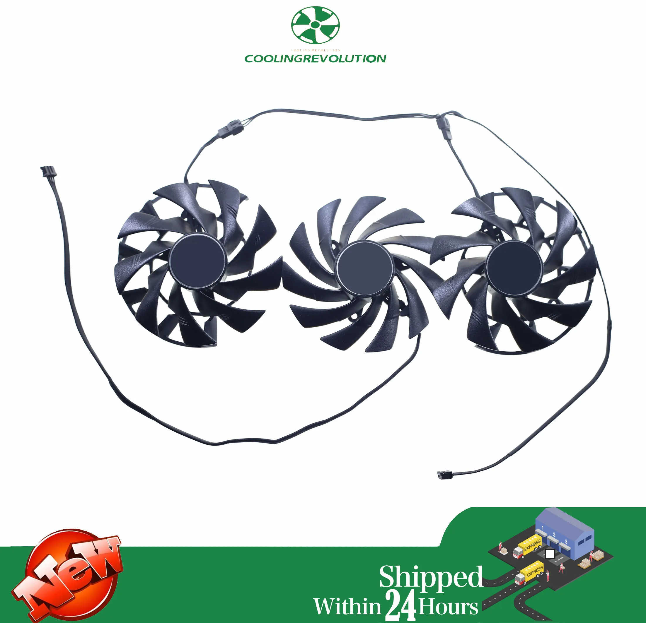 PLD10015B12H DC12V 0.55A RTX3060 Ti RTX3070 Graphics Fan for GIGABYTE AORUS GeForce RTX 3060 Ti RTX 3070 MASTER